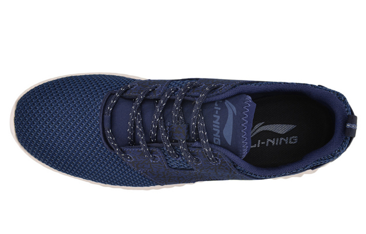 Shop Kasut Lari Rendah Li-Ning 'Biru' Ringan AGLM005-3