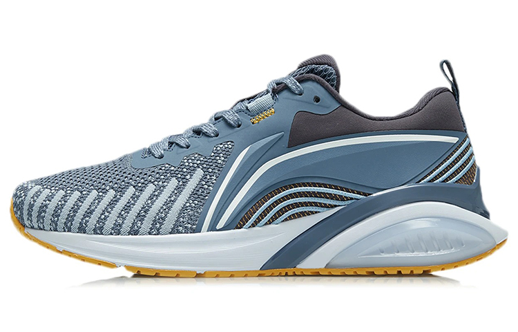 Li-Ning Lightweight Low-Top Running Sneaker 'Lime Blue' ARSR039-3