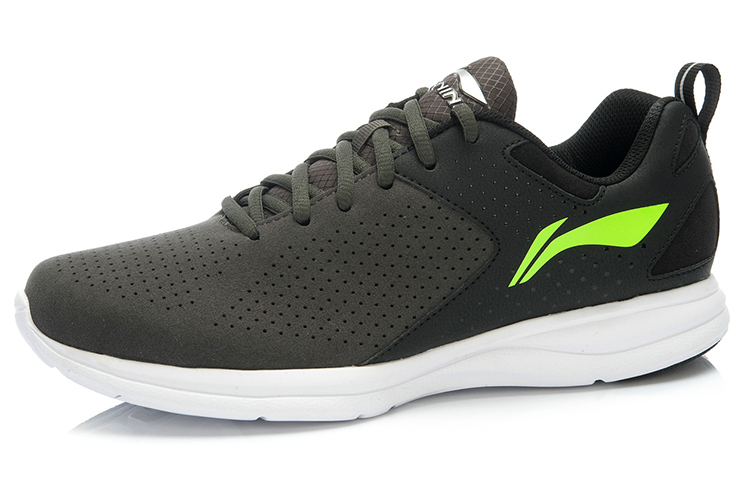 Order Li-Ning Sepatu Lari Ringan 'Hitam Hijau' ARBJ051-3