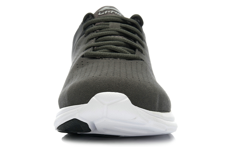Shop Li-Ning Sepatu Lari Ringan 'Hitam Hijau' ARBJ051-3