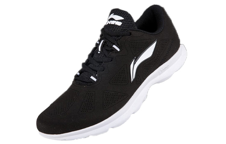 Shop Sepatu Lari Ringan Li-Ning 'Hitam Putih' ARBN245-5
