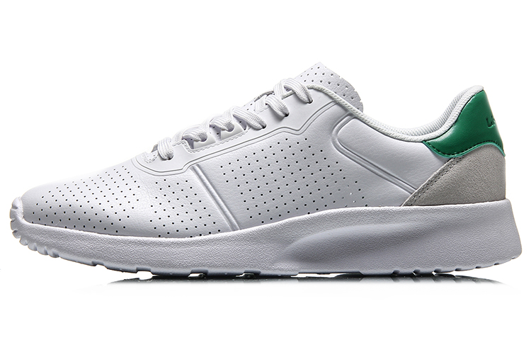 Li-Ning Lightweight Support Running Shoes 'White Green' AGCN101-5