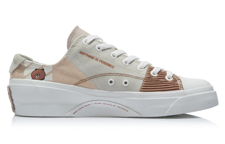 Order Li-Ning LINE FRIENDS x Low ''Havermout Grijs'' AGCR279-1