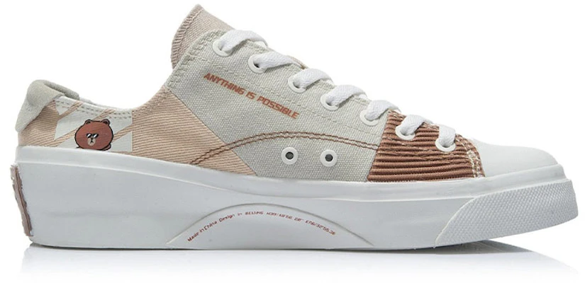 Li-Ning LINE FRIENDS x Low ''Havermout Grijs'' AGCR279-1 Order Li-Ning LINE FRIENDS x Low ''Havermout Grijs'' AGCR279-1