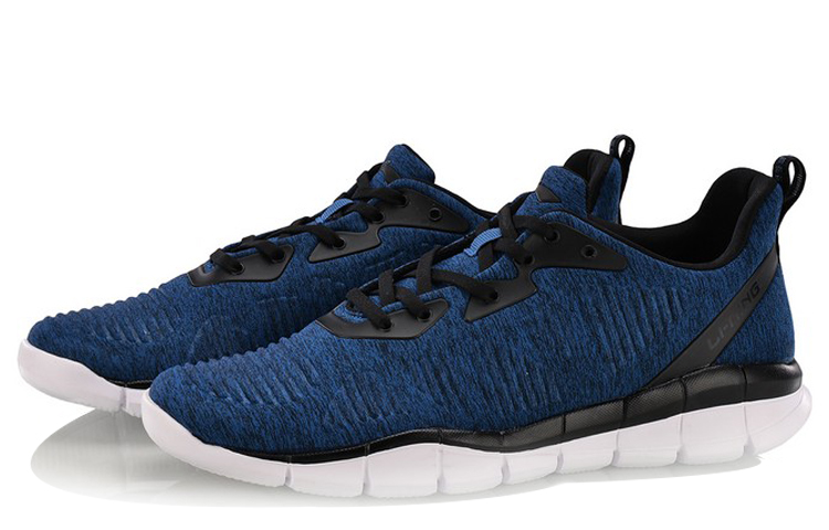 Lookbook Li-Ning Lingdong Running Shoes 'Black Blue' ARKN001-2