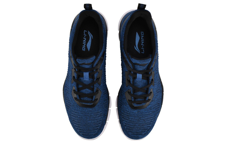 Shop Li-Ning Lingdong Running Shoes 'Black Blue' ARKN001-2