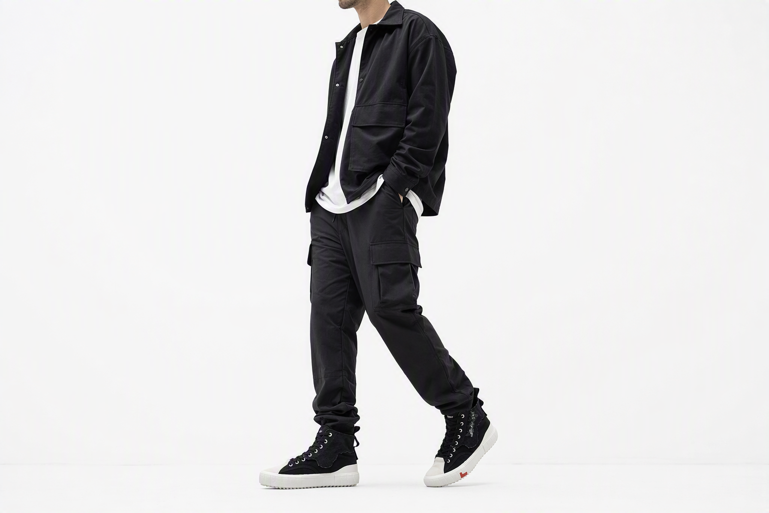 Order Li-Ning LiNing CF 'Layered Black White High-Top' AGCR319-2