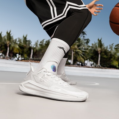 Li-Ning LiRen 3 V2 Low 'Pearl White' ABAT057-3 1