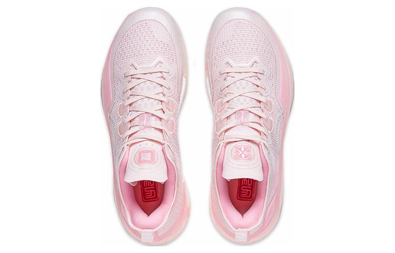 Lookbook Li-Ning LiRen 3 V2 Low 'Sakura Pink' dalam Warna Merah Jambu Sakura ABAT073-2