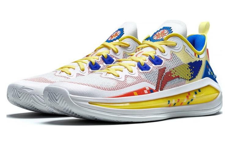 Shop Li-Ning LiRen 3 V2 Rendah 'Kuning Biru' ABAT057-9