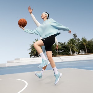 LiNing李寧 利劍3 V2 月神 耐磨透氣 低筒 籃球鞋 男女款 水藍色 Sizing LiNing李寧 利劍3 V2 月神 耐磨透氣 低筒 籃球鞋 男女款 水藍色