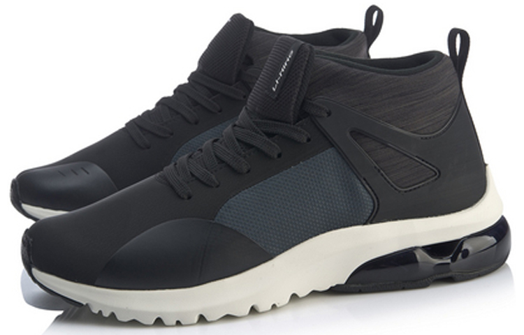 Lookbook Li-Ning LN BB Up Winter Classic Casual Shoe Black White AGCP231-3