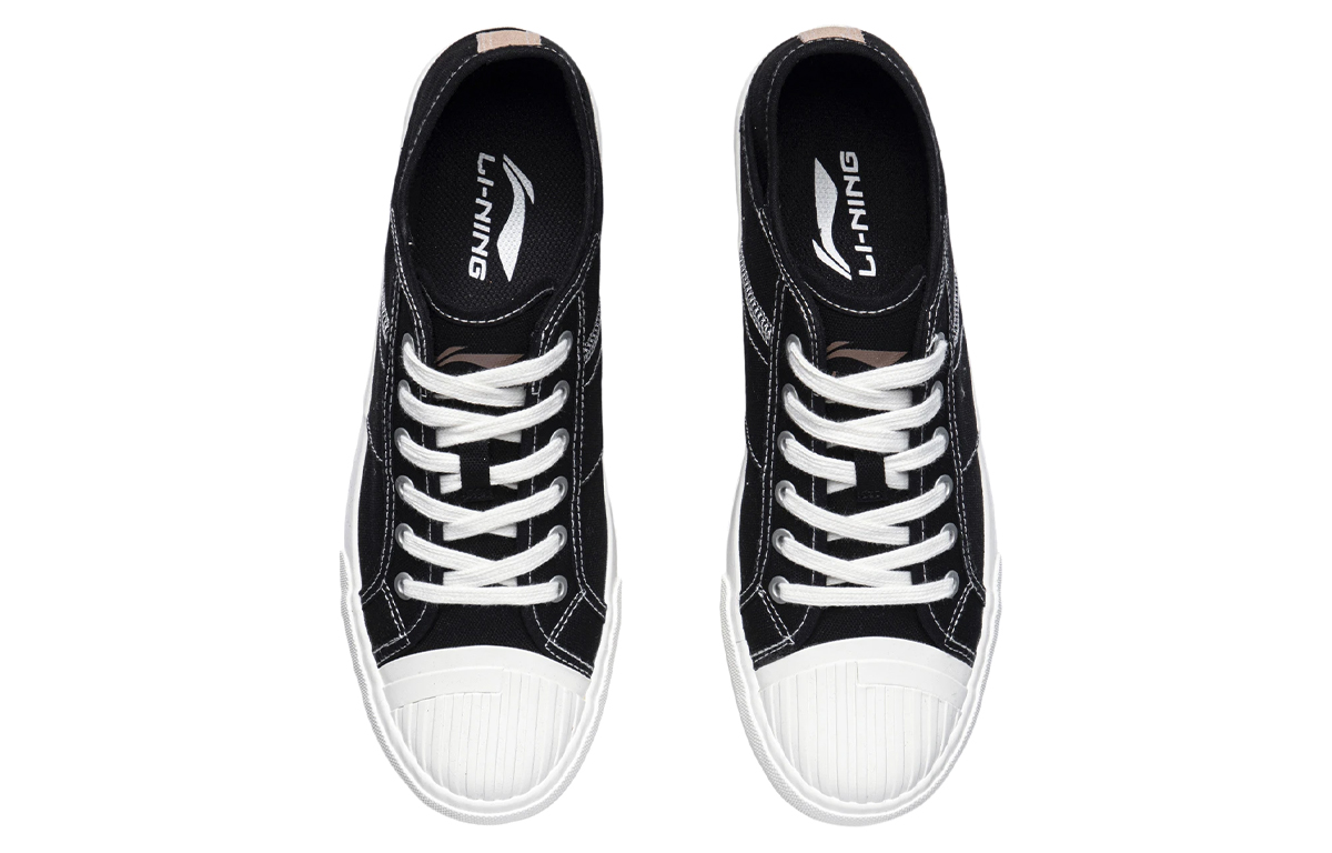 Shop Li-Ning LN Cookies Low Top 'Classic Versatile Casual Black' AGCR103-1