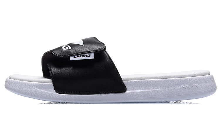 Li-Ning LN Slipper 'Mismatched Black White' AGAR009-3
