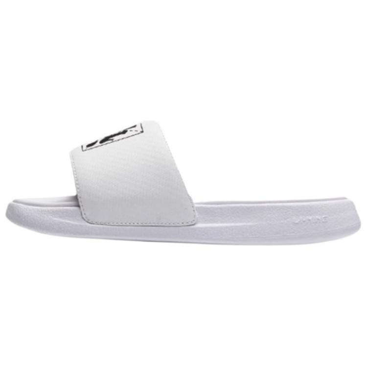 Li-Ning LN Slipper 'White Black' AGAU007-2