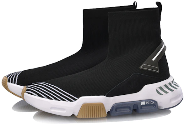 Li-Ning LNG High ''Noir Blanc'' LLAN069-1 Lookbook Li-Ning LNG High ''Noir Blanc'' LLAN069-1