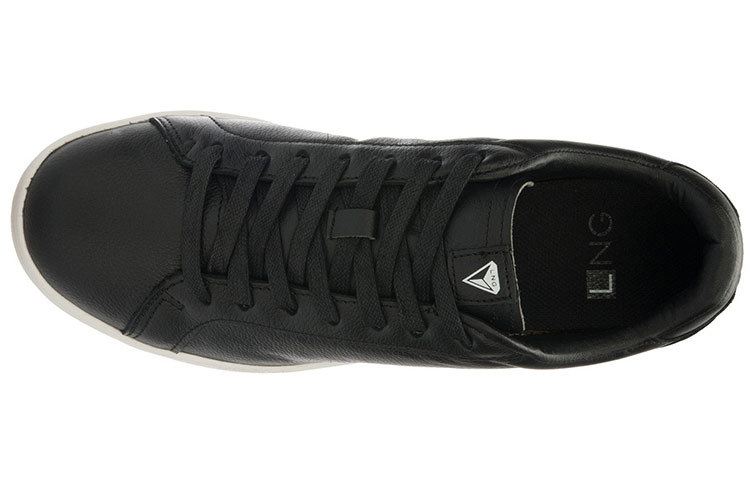 Shop Li-Ning LNG Cuir ''Noir Blanc'' ALAK117-2