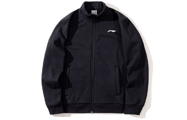Li-Ning Logo Casual Sport Zip Jacket Black AWDPA03-2