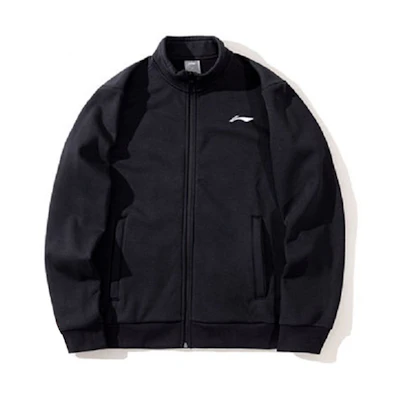 Li-Ning Logo Casual Sport Zip Jacket Black AWDPA03-2