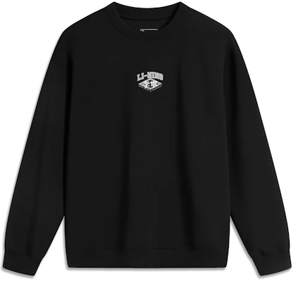 李寧LOGO圓領黑色運動衫 - 透氣舒適 AWDU609-3 Buy 李寧LOGO圓領黑色運動衫 - 透氣舒適 AWDU609-3