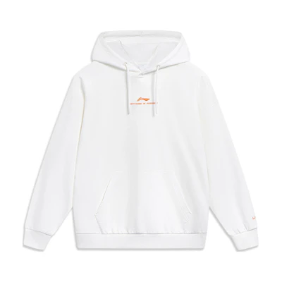 Li-Ning Logo Hoodie Pullover Unisex Off-White - Sports Life Series AWDT597-6