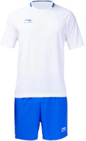 Li-Ning Logo Print Crewneck T-Shirt & Straight Shorts Football Set AATS037-1 Li-Ning Logo Print Crewneck T-Shirt & Straight Shorts Football Set AATS037-1