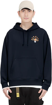 Li-Ning Logo Print Loose Fit Hoodie Unisex Black - Fan Wu Series AWDT089-4 Shop Li-Ning Logo Print Loose Fit Hoodie Unisex Black - Fan Wu Series AWDT089-4