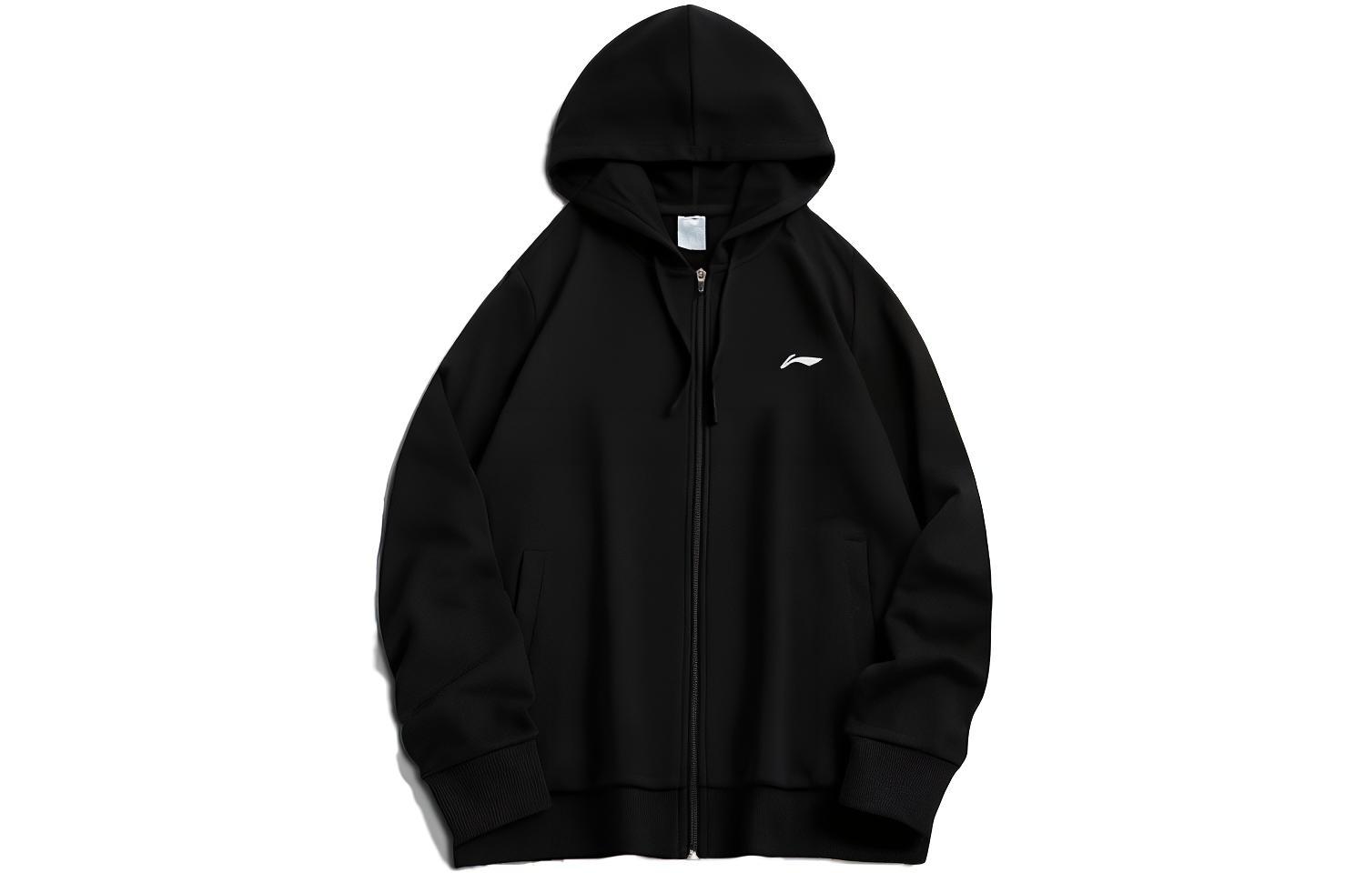 Li-Ning Logo Print Sweatshirt Black AWDR879-3