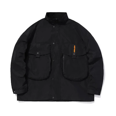 Li-Ning Logo Printed Casual Loose Fit Sports Jacket Black () AFDQ843-1