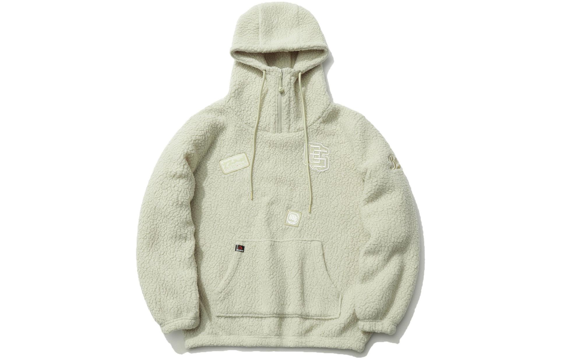 Li-Ning Logo Printed Crewneck Short Sleeve Sweatshirt Unisex - White AWBR003-1