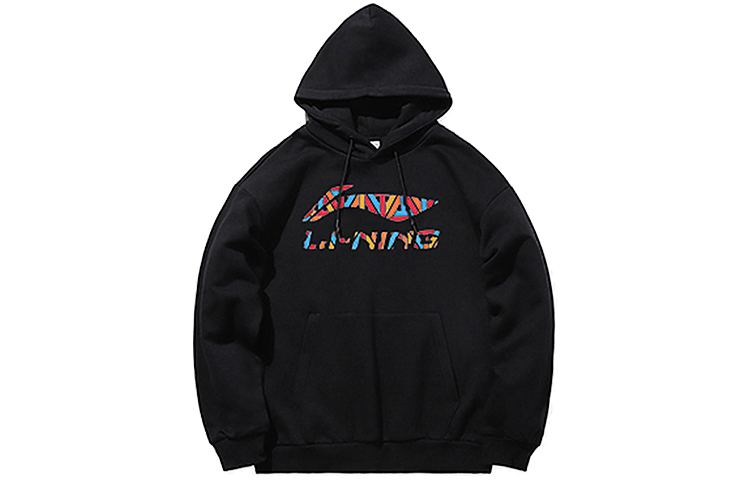 Li-Ning Logo Printed Long Sleeve Sweatshirt Black AWDS441-1