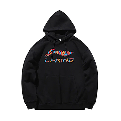 Li-Ning Logo Printed Long Sleeve Sweatshirt Black AWDS441-1