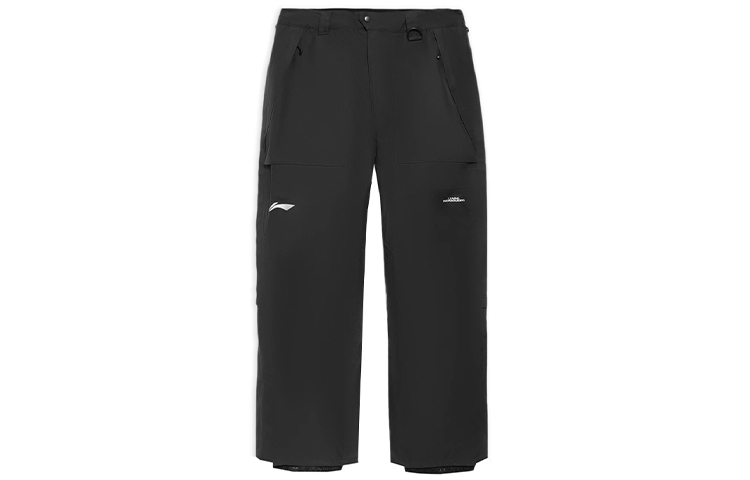 Order 李寧標誌印花寬鬆版滑雪褲 男女通用 AHXR048-1