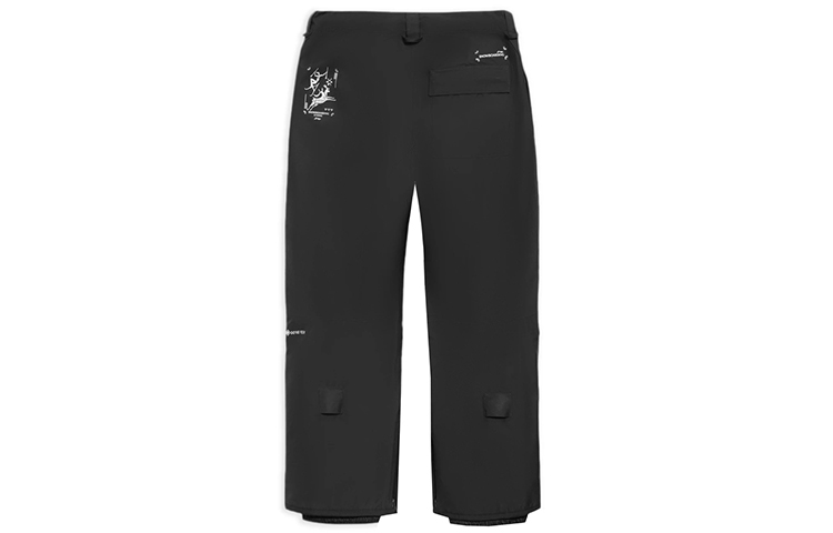 Lookbook 李寧標誌印花寬鬆版滑雪褲 男女通用 AHXR048-1