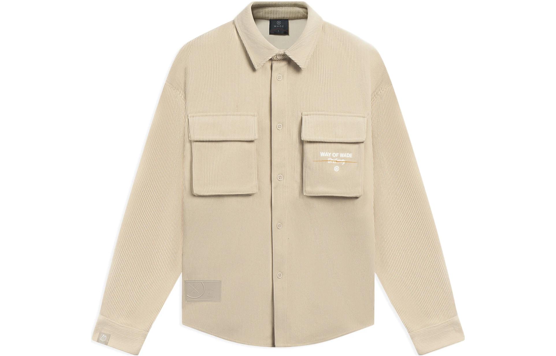 Li-Ning Logo Printed Single-Breasted Jacket Beige Color AFDSB25-3