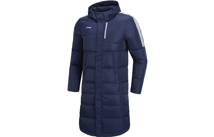 Li-Ning Long Thick Down Jacket - Solid Color AYMN075-3