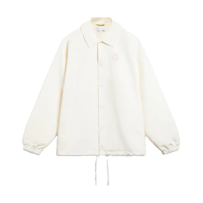 Li-Ning Loose-Fit Butterfly Print Jacket in Off-White - Chinese Culture Series AFDT167