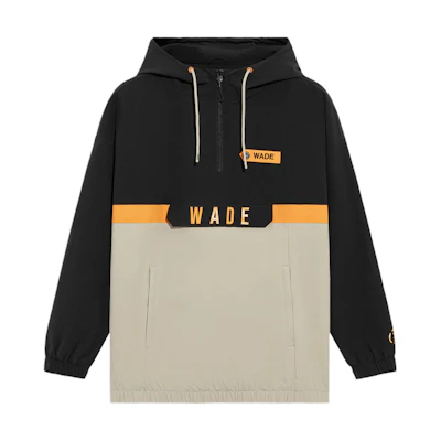 Li-Ning Loose-Fit Colorblock Half-Zip Hoodie Jacket Black AFDS203-1