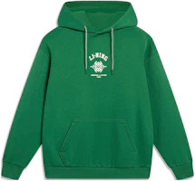 Li-Ning Loose Fit Alphabet Hoodie Cold Pine Green AWDT377-4 Li-Ning Loose Fit Alphabet Hoodie Cold Pine Green AWDT377-4