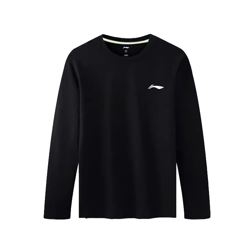 Li-Ning Loose Fit Crewneck Sweatshirt with Letter Logo Print ATLS033-1