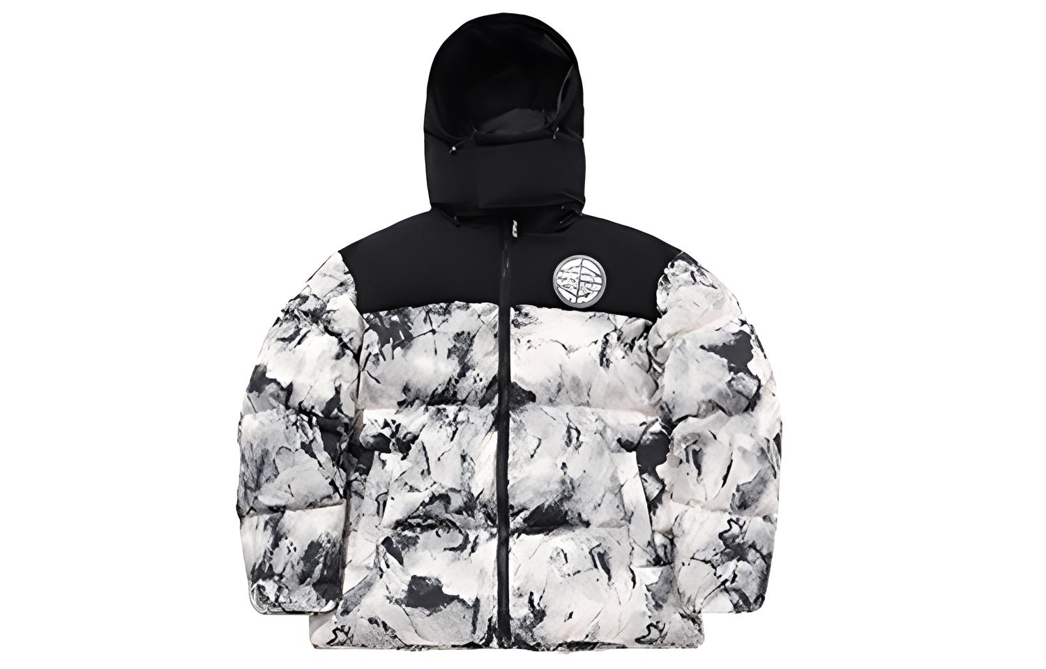 Li-Ning Loose Fit Hooded Down Jacket, Sports Life Series Silk Road Journey AYMQ559-6