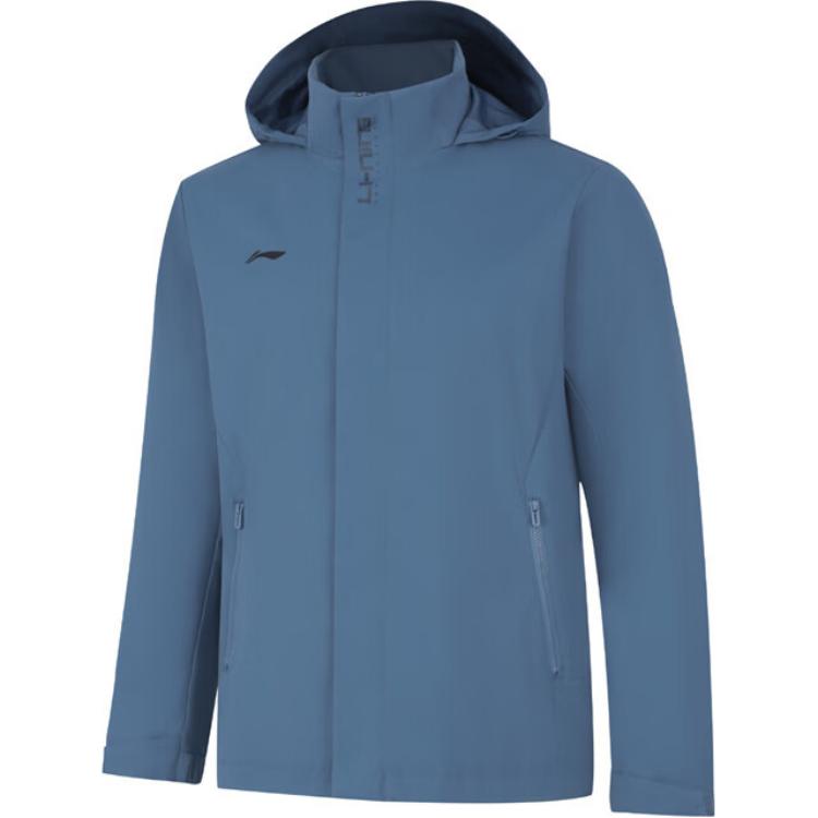 Li-Ning Loose Fit Hooded Jacket Rain Blue AFDUA05-11