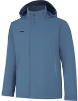 Li-Ning Loose Fit Hooded Jacket Rain Blue AFDUA05-11 Li-Ning Loose Fit Hooded Jacket Rain Blue AFDUA05-11