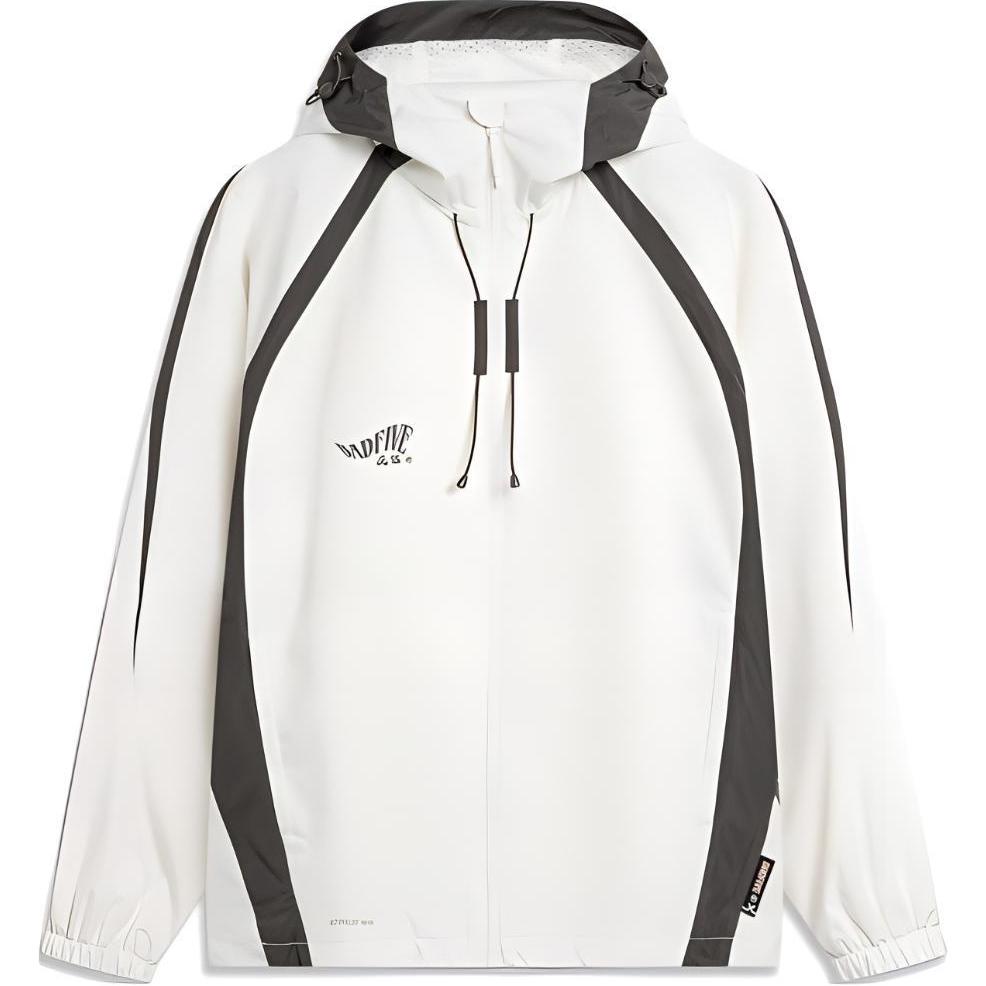 Li-Ning Loose Fit Hoodie Jacket in Beige AFDU067-1