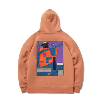 Li-Ning Loose Fit Logo Print Pullover Hoodie Pheasant Brown AWDR219-2