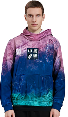 Li-Ning Loose Pullover Hoodie Raspberry Red - Casual Gift for Him AWDQ857-1 1