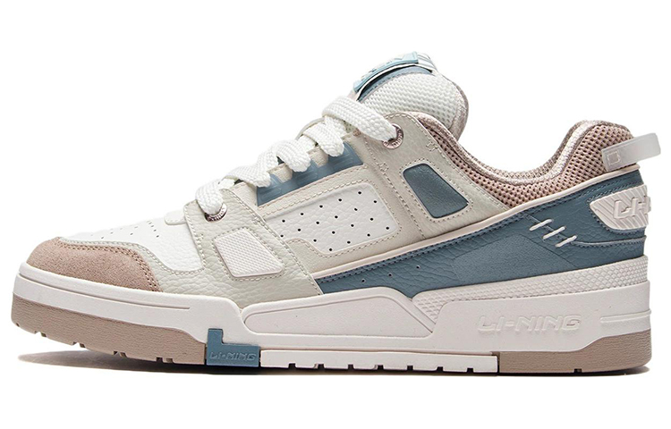 Buy 李宁低帮鞋 '米白蓝' AGCR297-7