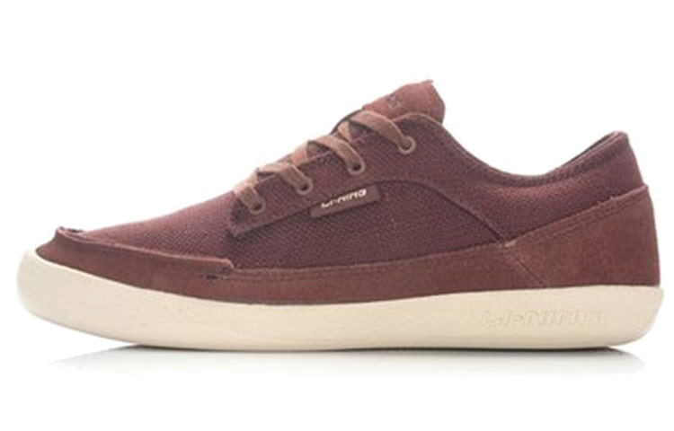 Li-Ning Low-Top Casual Skate Shoes 'Red Brown' ACEJ015-1