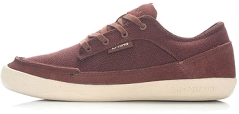 Li-Ning Low-Top Casual Skate Shoes 'Red Brown' ACEJ015-1 Buy Li-Ning Low-Top Casual Skate Shoes 'Red Brown' ACEJ015-1