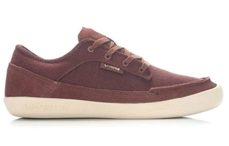 Order Sepatu Skate Kasual Li-Ning Low-Top 'Merah Coklat' ACEJ015-1